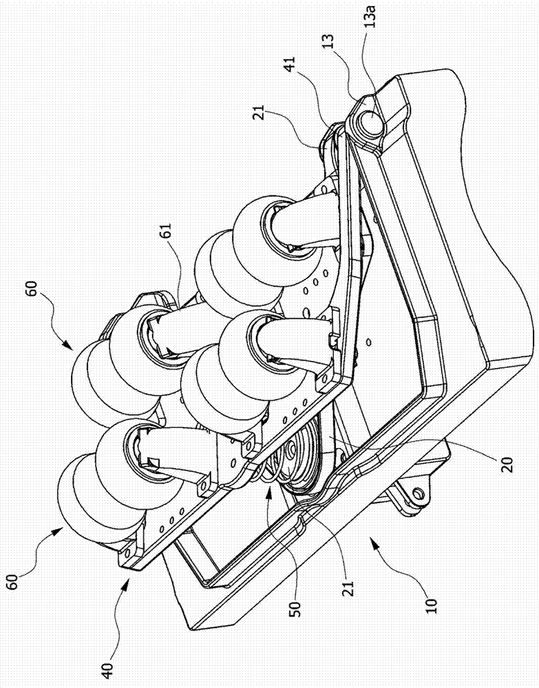 Ceramic lifting device for heat treatment machine