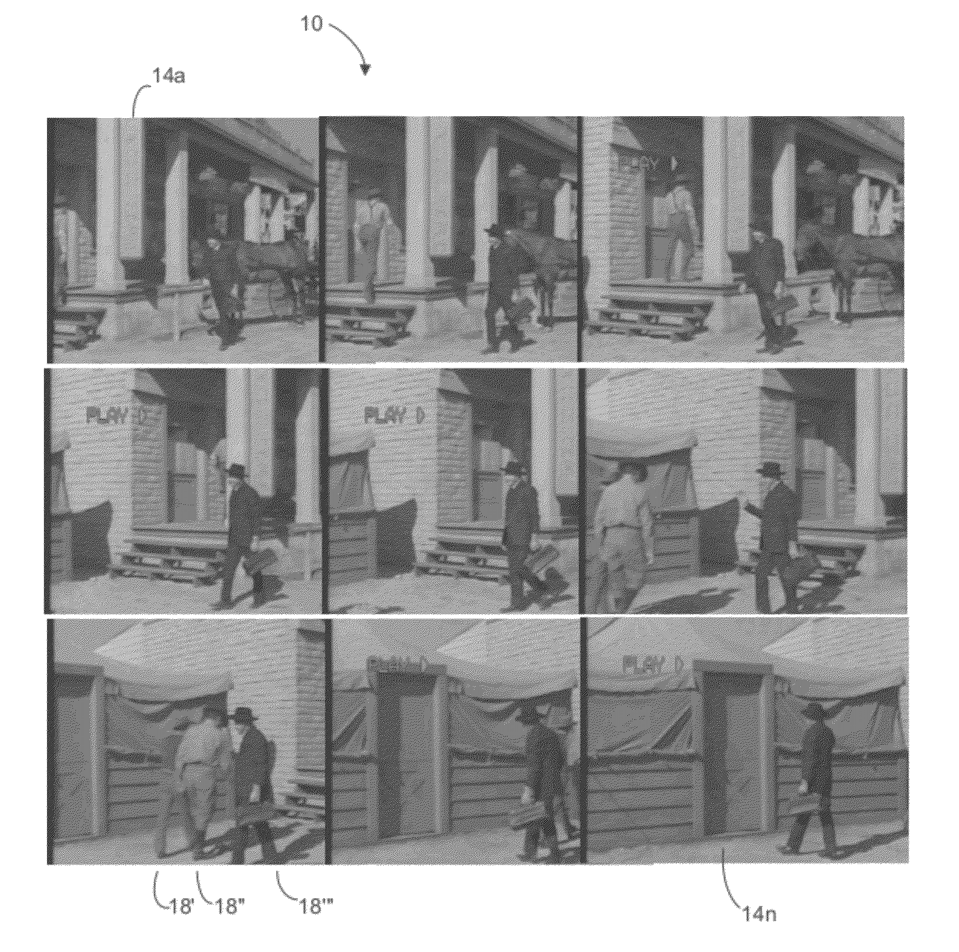 Minimal artifact image sequence depth enhancement system and method