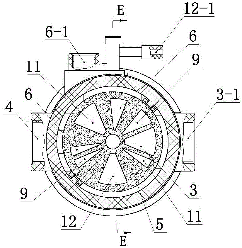 Softening valve with mixed flow function