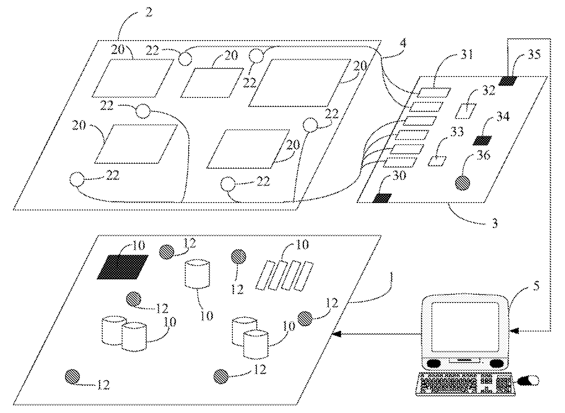 System and method for testing leds on a motherboard