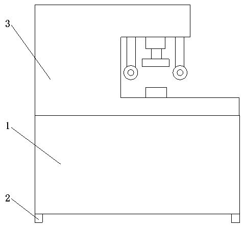 Food packaging sealing machine convenient to move