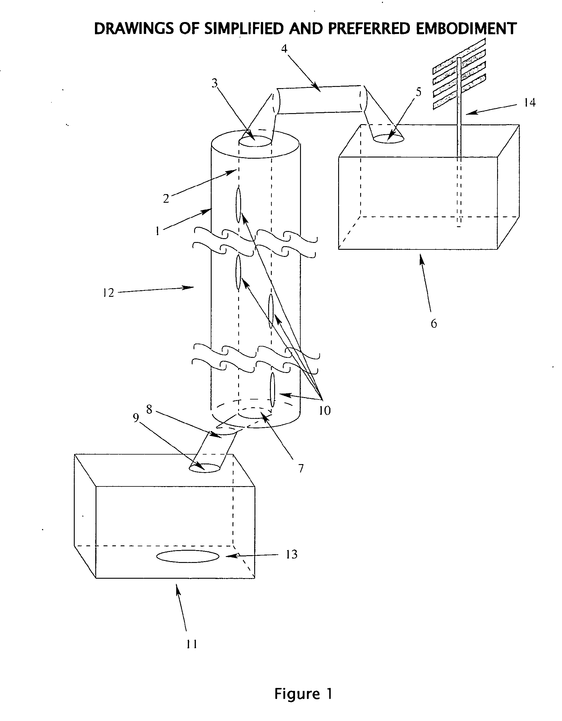 Pump of energy and volatile materials