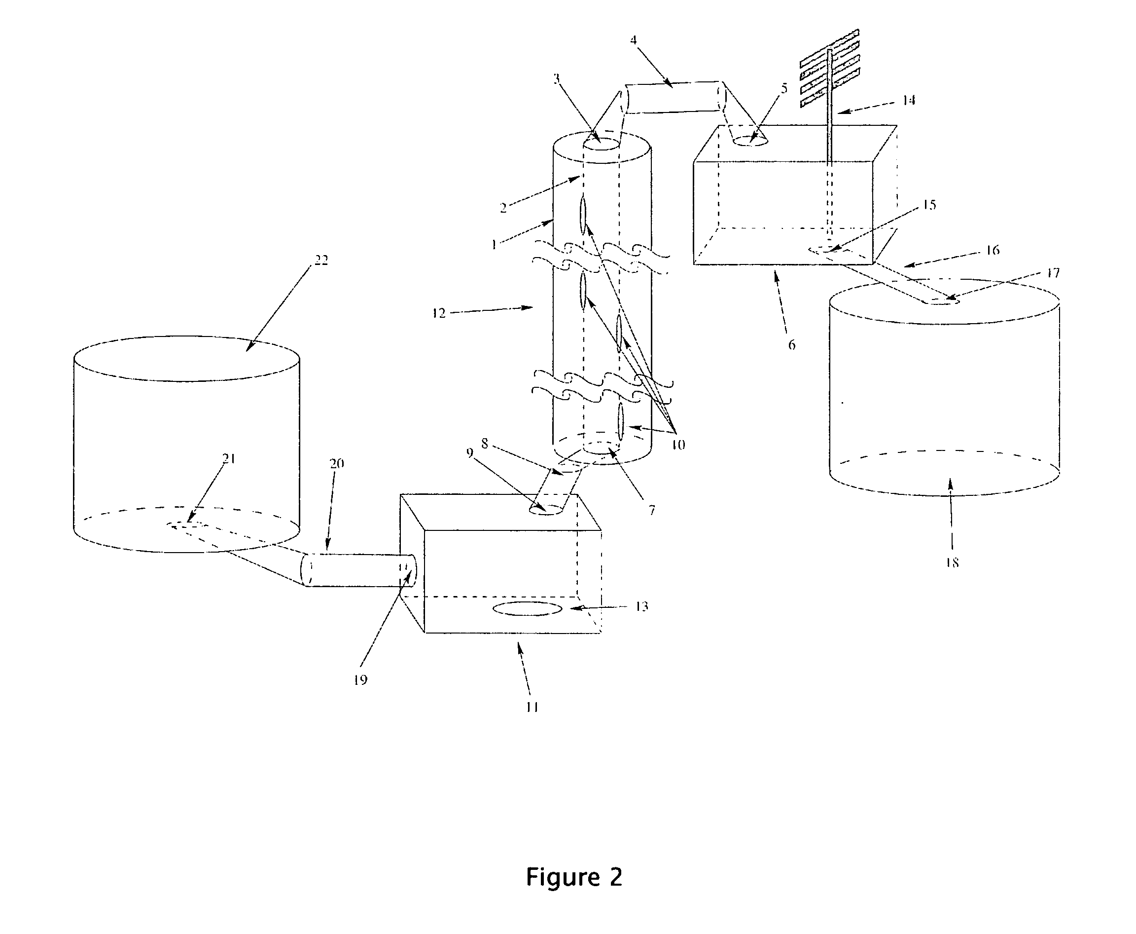 Pump of energy and volatile materials