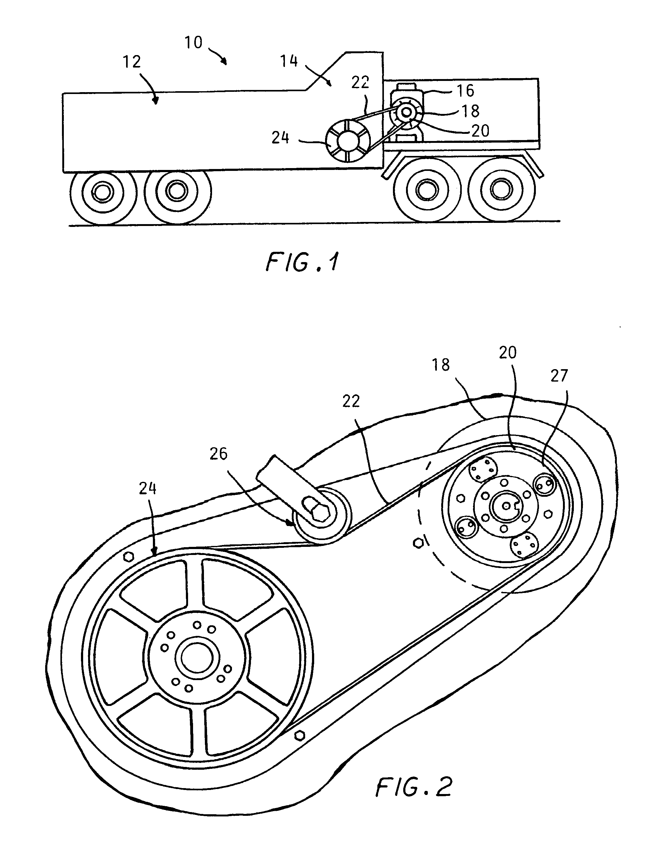Torque limiter arrangement for a horizontal grinder