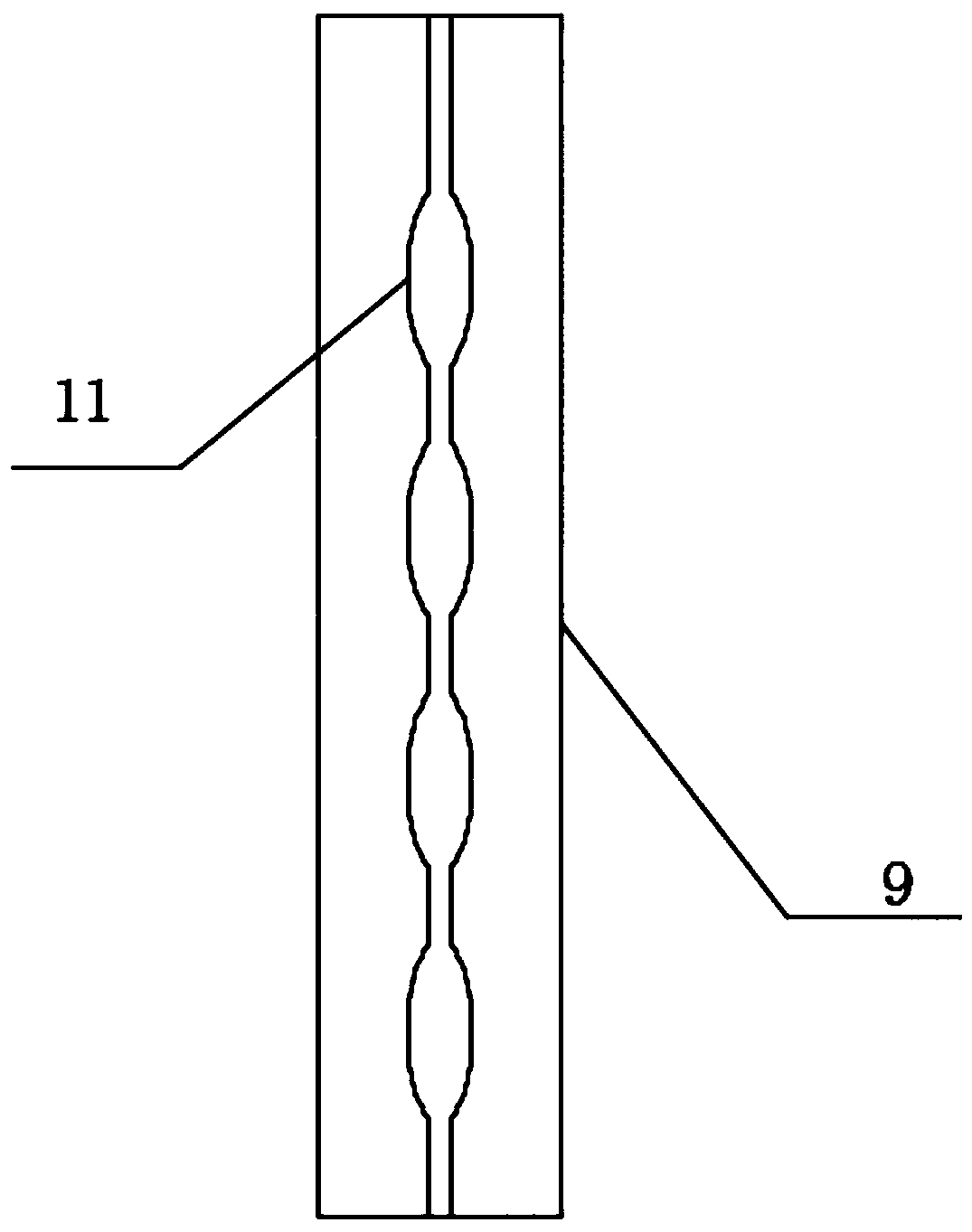 A graded condensation device for biomass pyrolysis liquefaction polygeneration