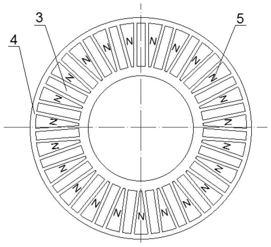 Double-excitation double-modulation disc type permanent magnet gear