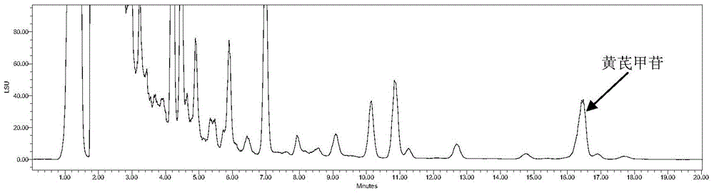 A method of measuring the content of astragaloside in heart-tonifying pulse-restoring granules