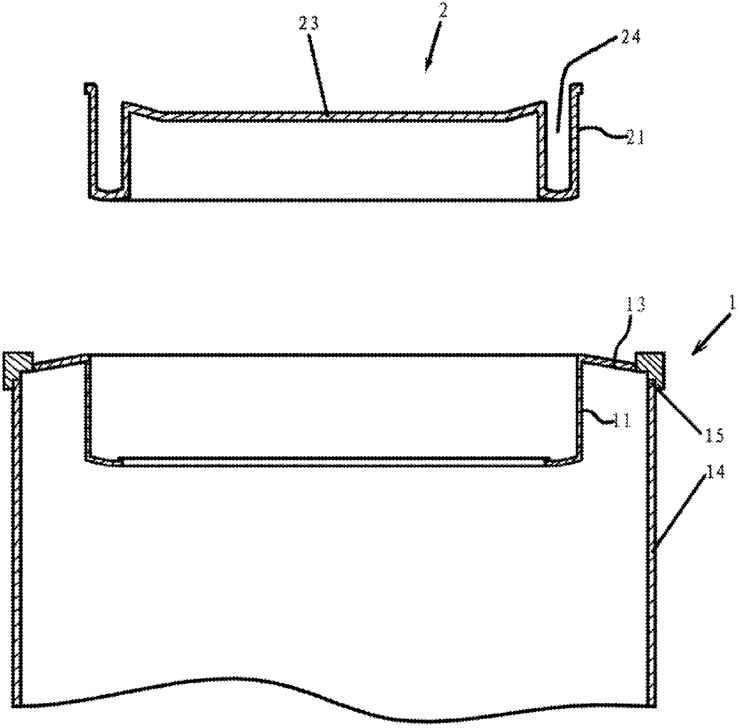 Bulge forming apparatus for producing canned product, and canned product