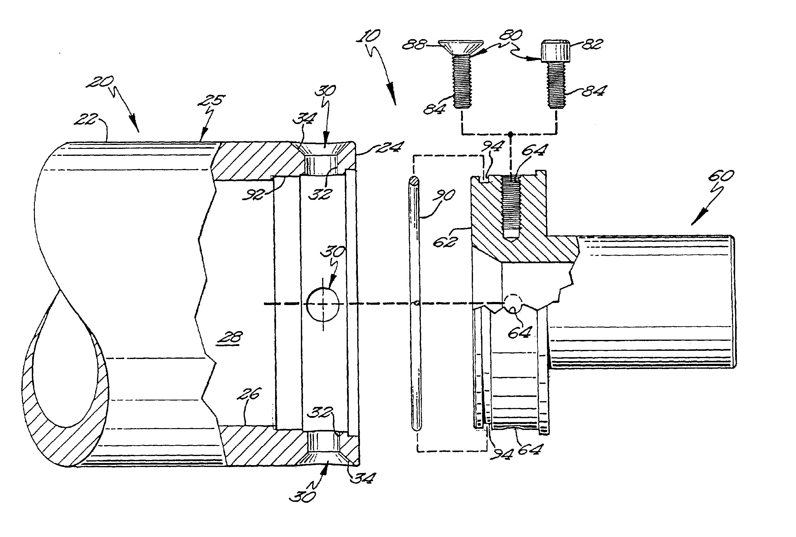 Cylindrical magnetron target and spindle apparatus