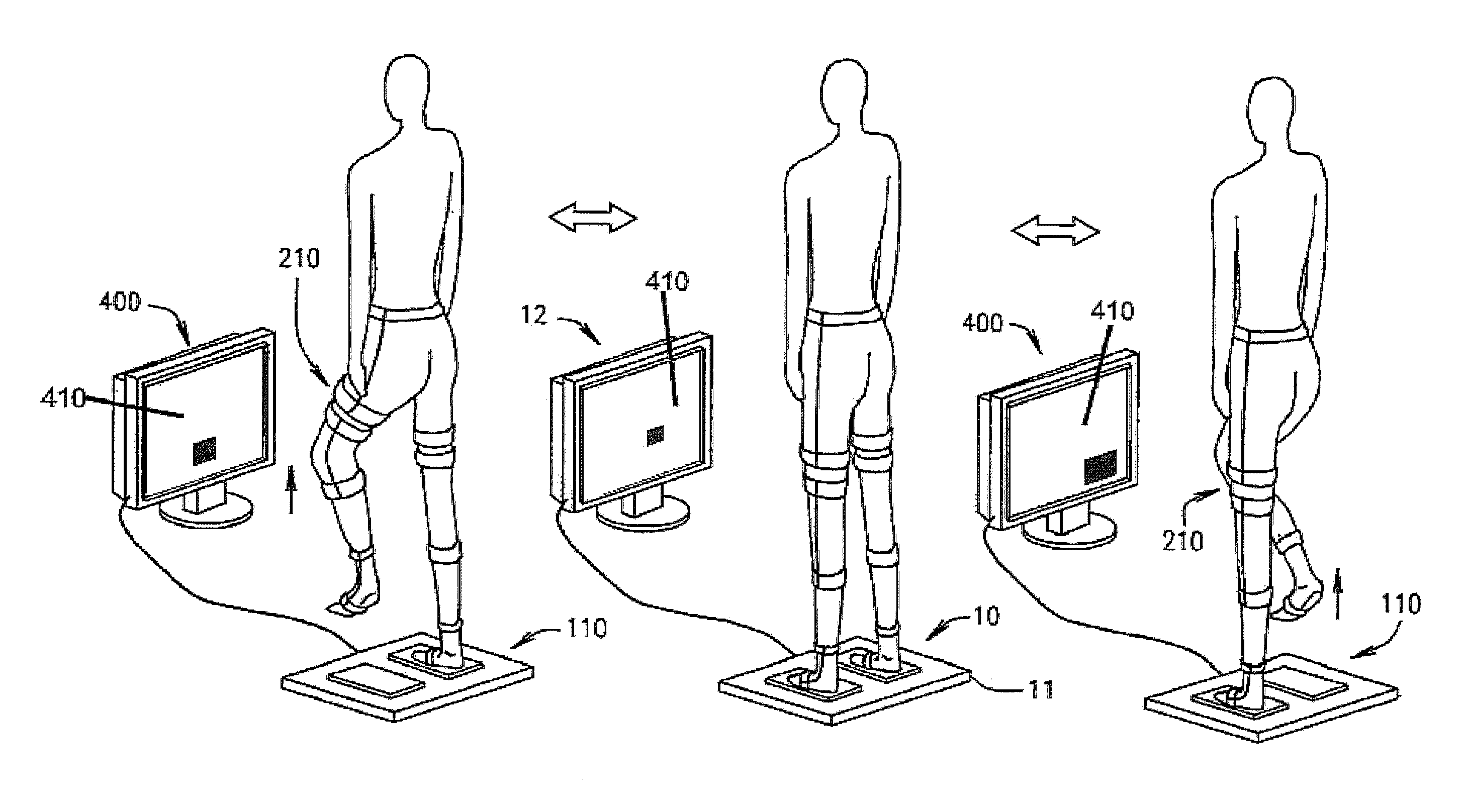 Apparatus and method for lower-limb rehabilitation training using weight load and joint angle as variables
