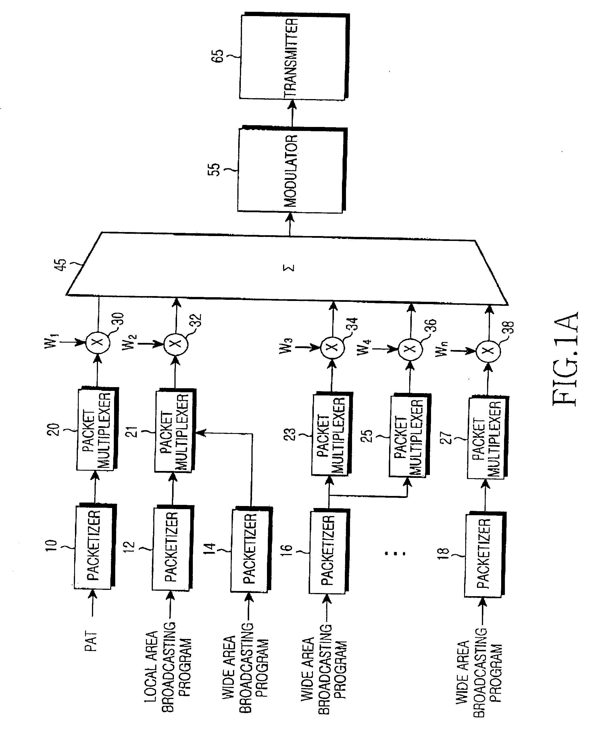Apparatus and method for servicing both wide area broadcasting and local area broadcasting in a digital multimedia broadcasting system and terminal for receiving the broadcast