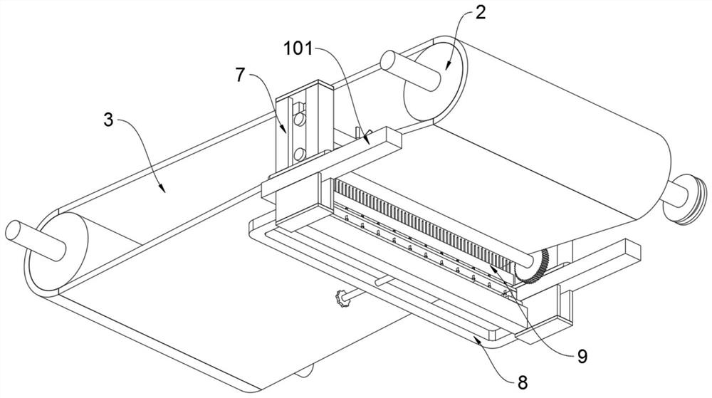 Drive and transmission device based on ceramic rubber roller for material conveying equipment