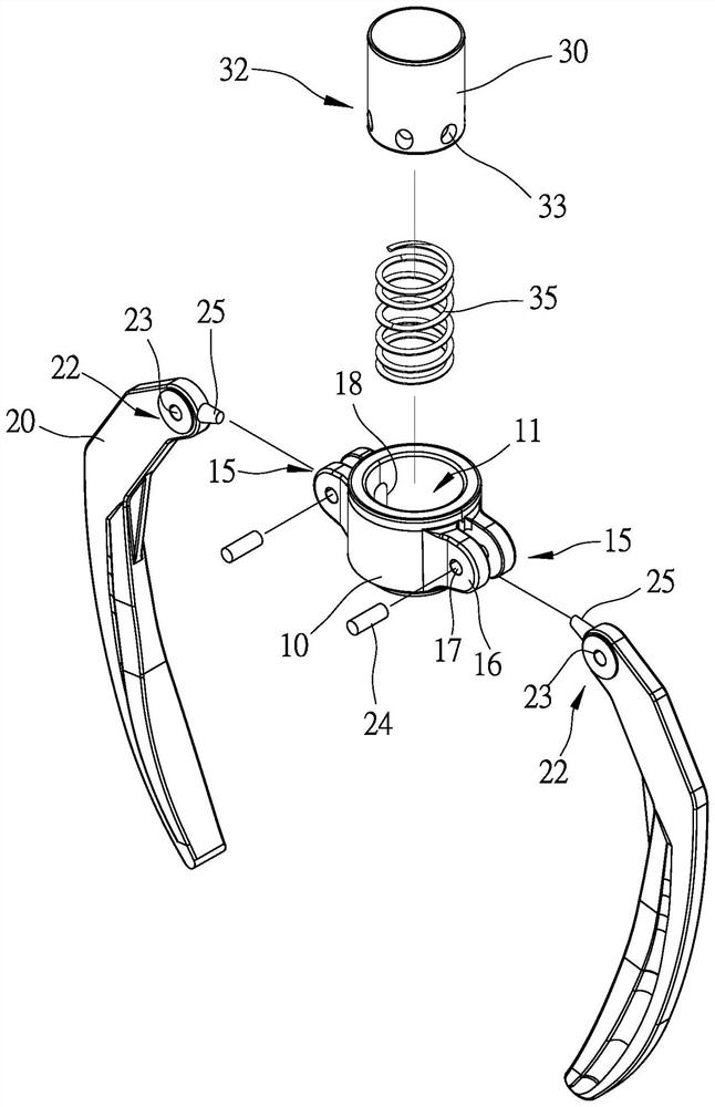 Synchronous claw opening mechanism and wheel pulling tool applying same