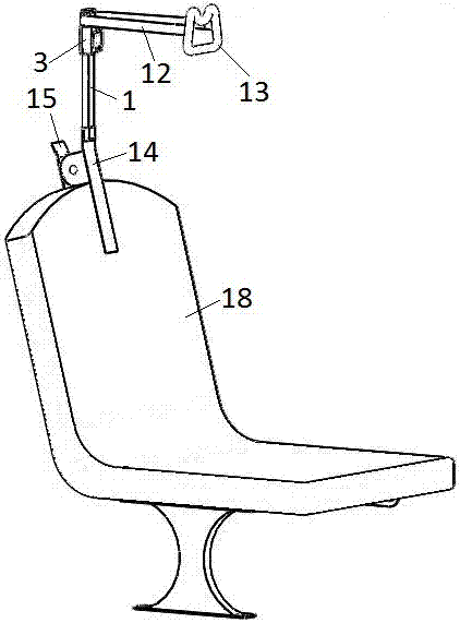 Sleeping device for bus passengers