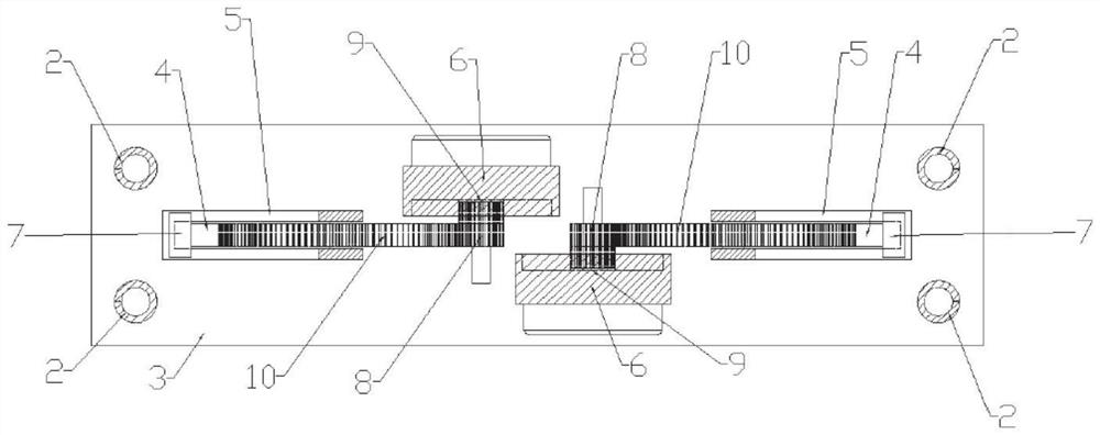 Wave energy conversion device with oscillating floating plate for ships and manufacturing method thereof