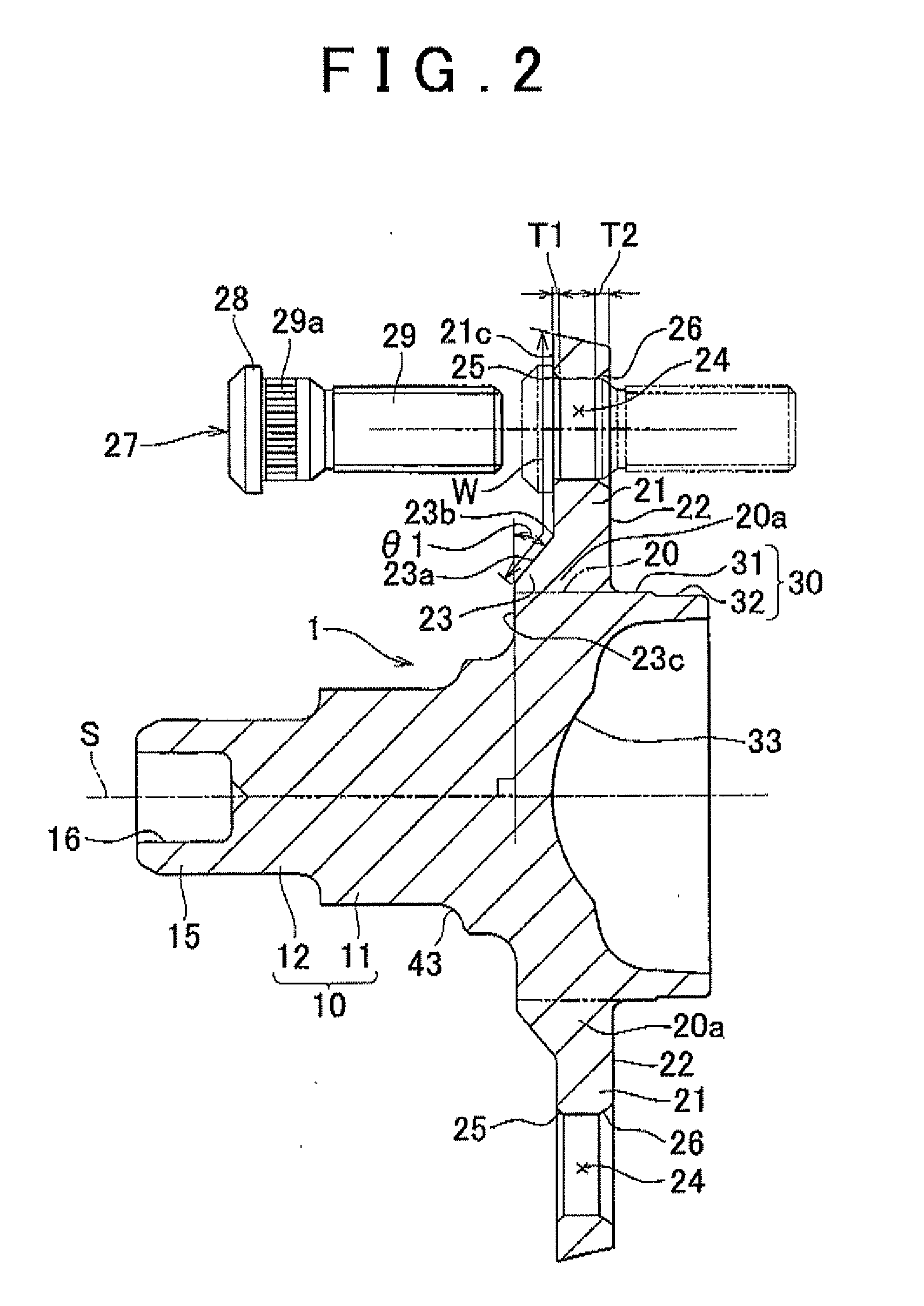 Wheel bearing device and manufacturing method therefor