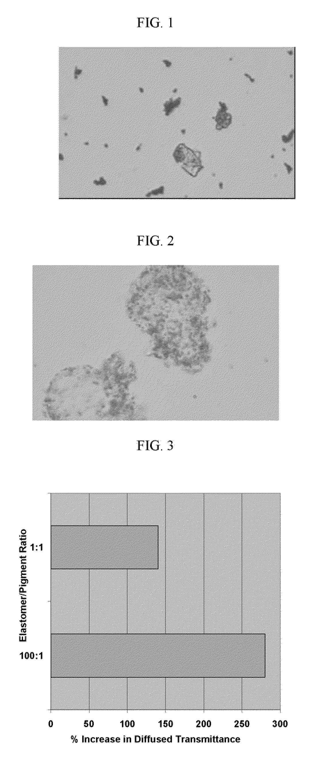 Method of Improving Skin Appearance Using Treated Macroscopic Particles