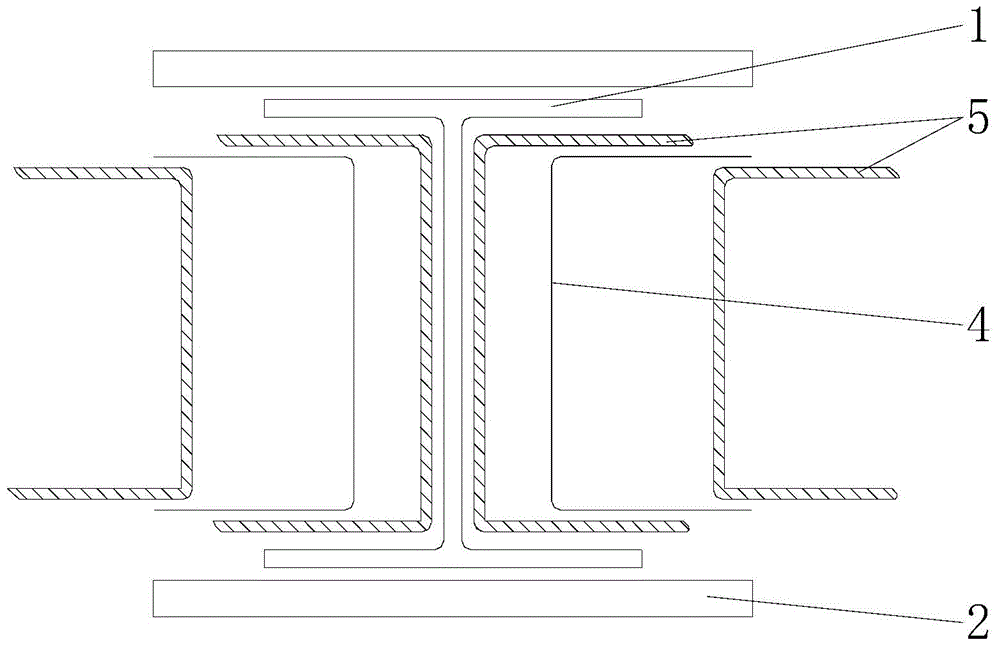 Forming method of I-shaped section composite material structure