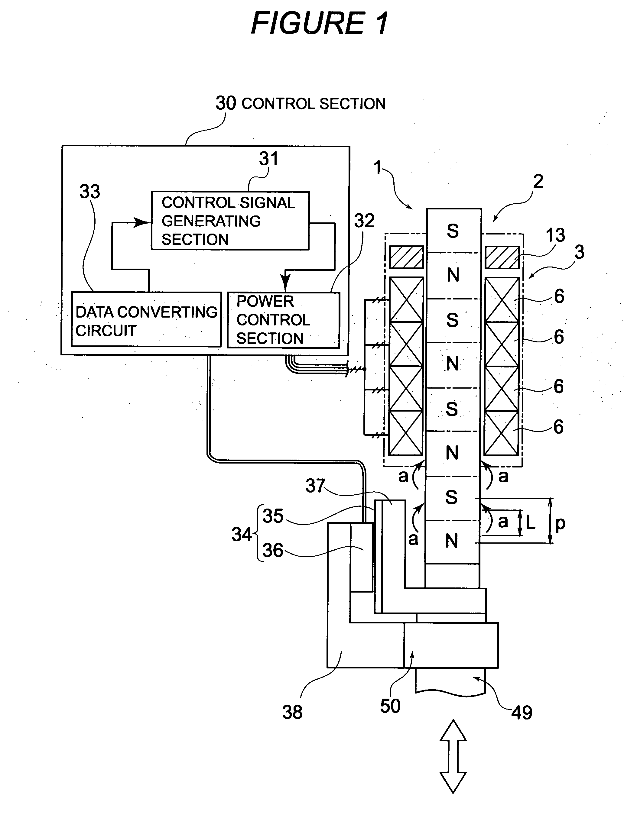Linear motor device and machine tool having the same mounted thereon
