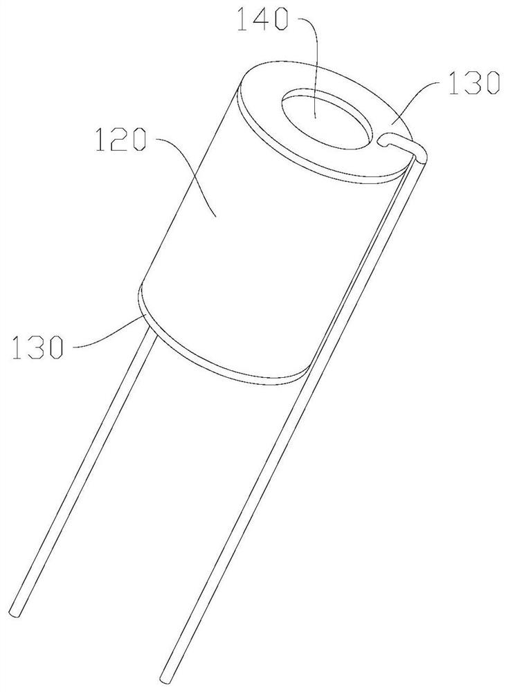 Ceramic atomizing core structure and preparation method thereof