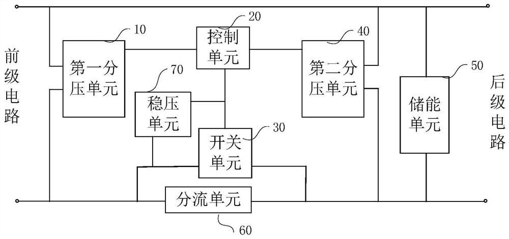 DC power supply and charging circuit thereof