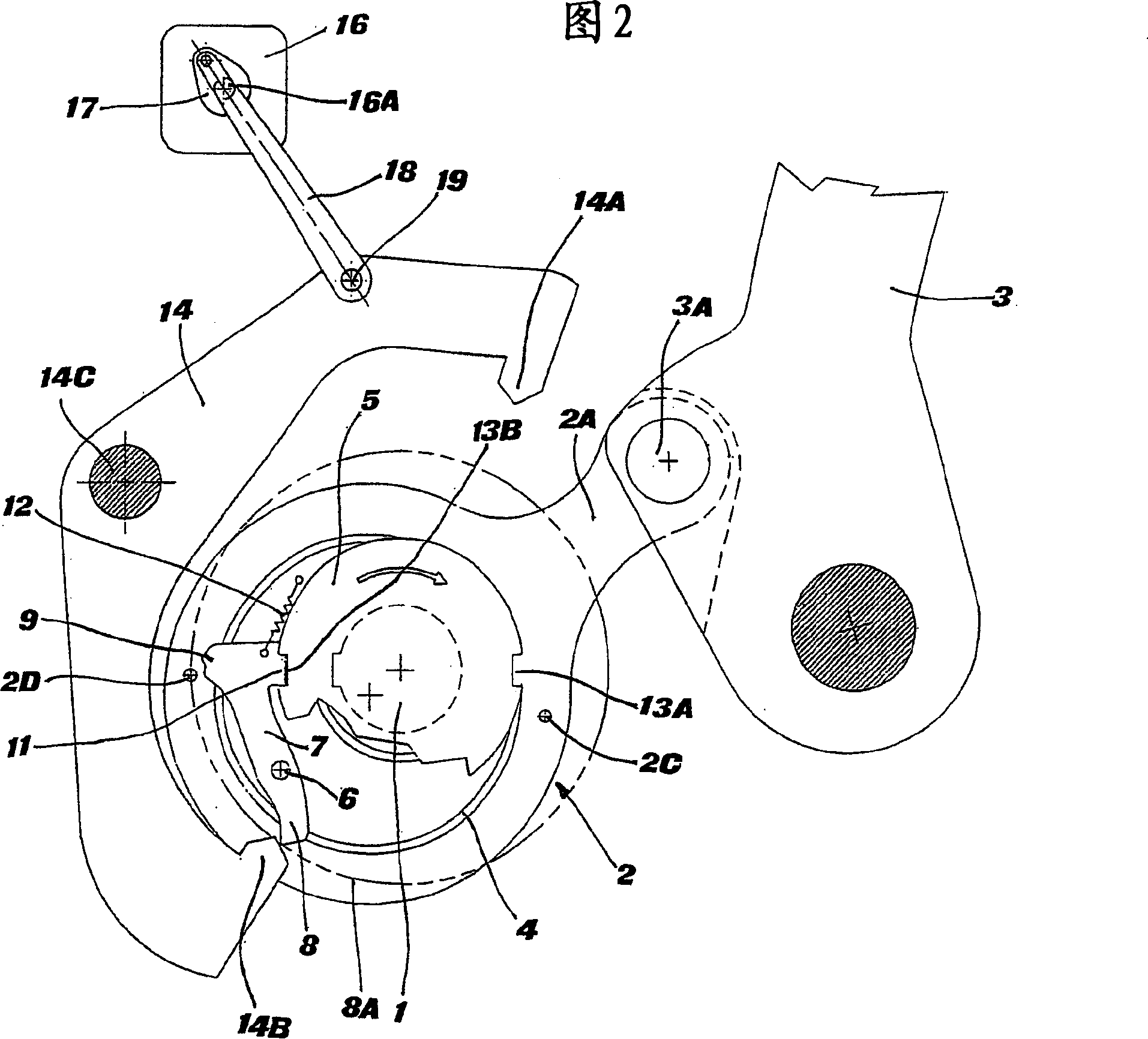 Device for carrying out the programming of rotary dobbies in weaving machines