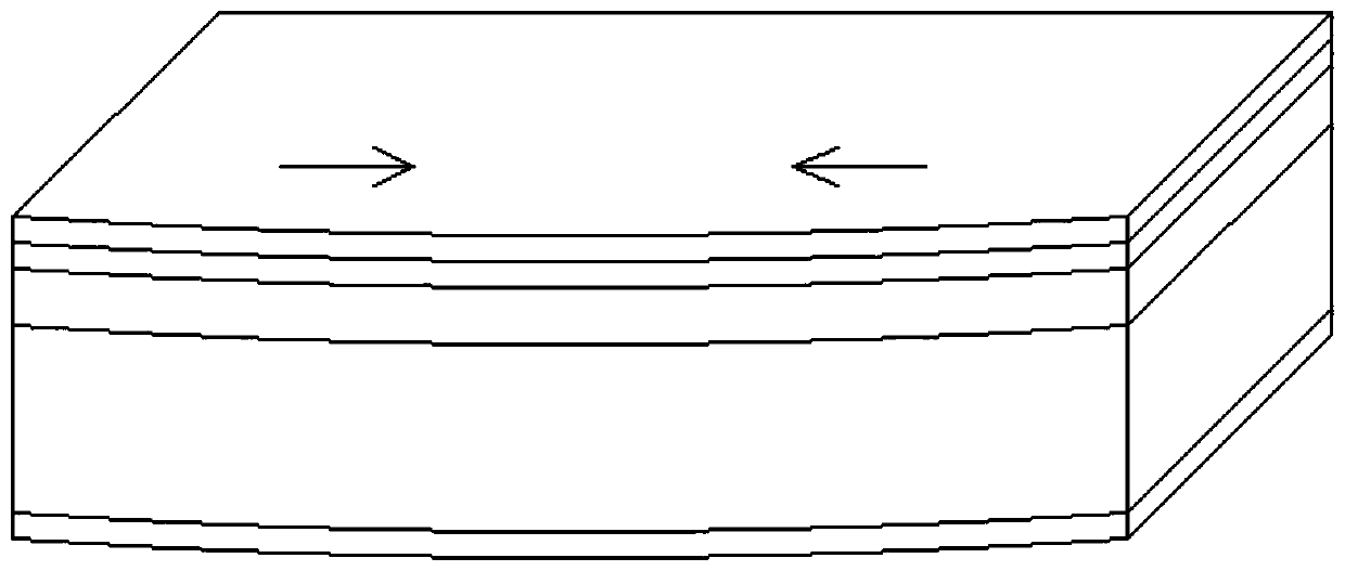 Multi-layer on-line fitting type stone-plastic plate