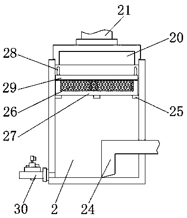 Energy-saving and environmentally-friendly dust removing device for ceramic tile cutting