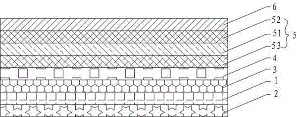 Embossed PET (Polyethylene Terephthalate) laminated colorful steel plate and production method thereof