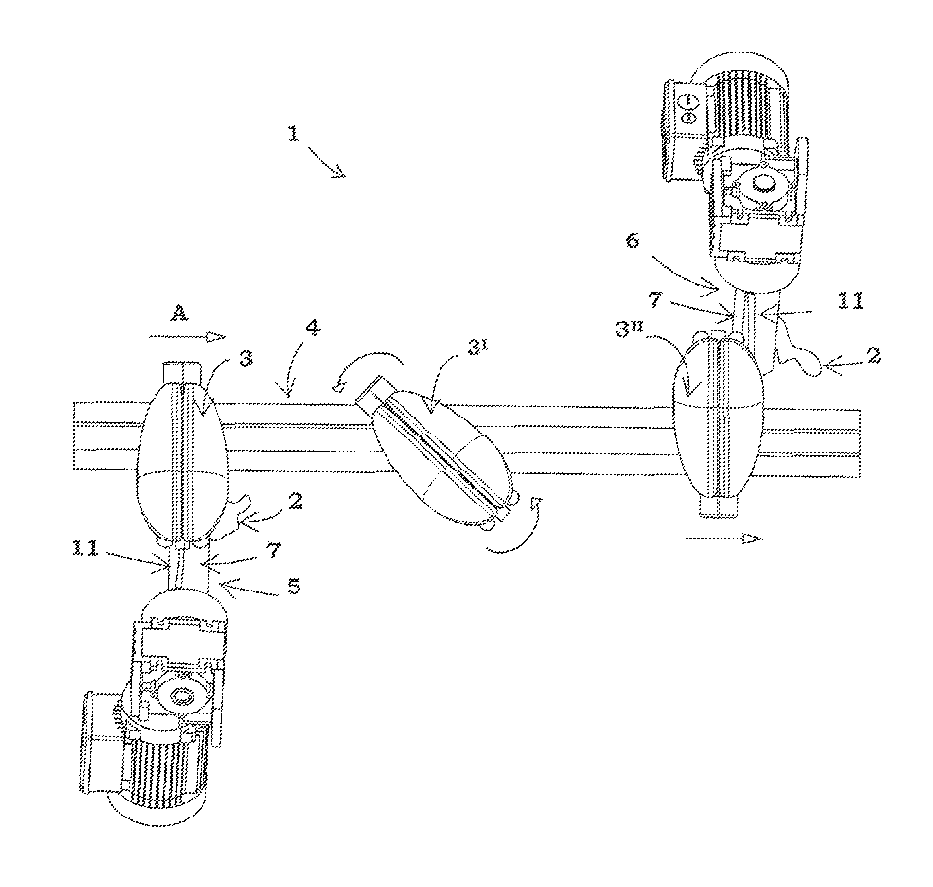 Poultry processing device and method for poultry processing