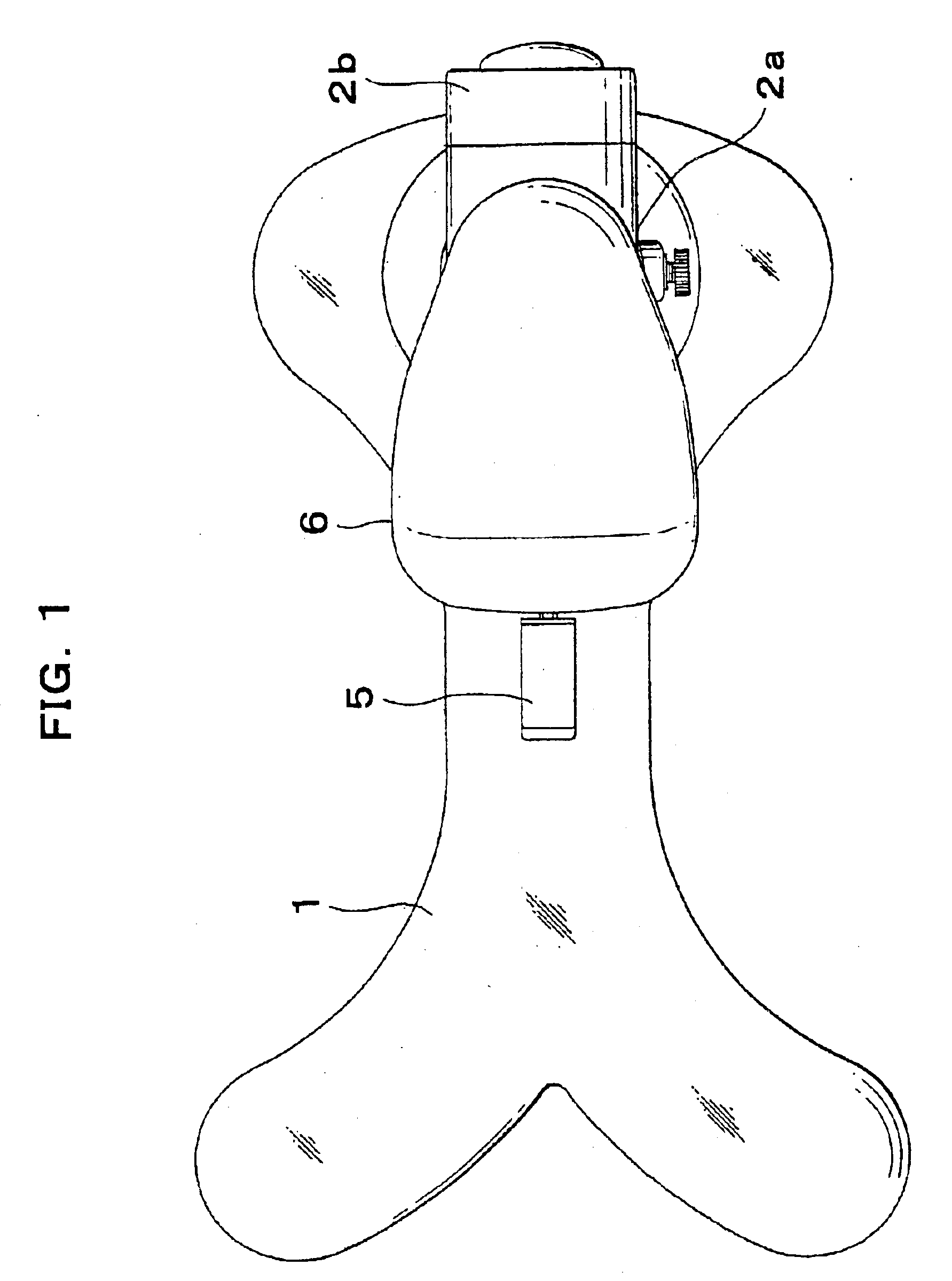 Driving apparatus for massaging device for sexual organs