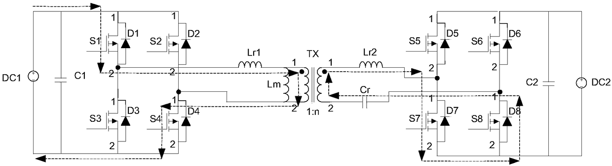 A kind of control method of bidirectional dc-dc converter