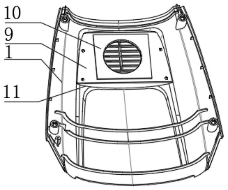 Efficient heat dissipation high-power stage lamp with mute effect