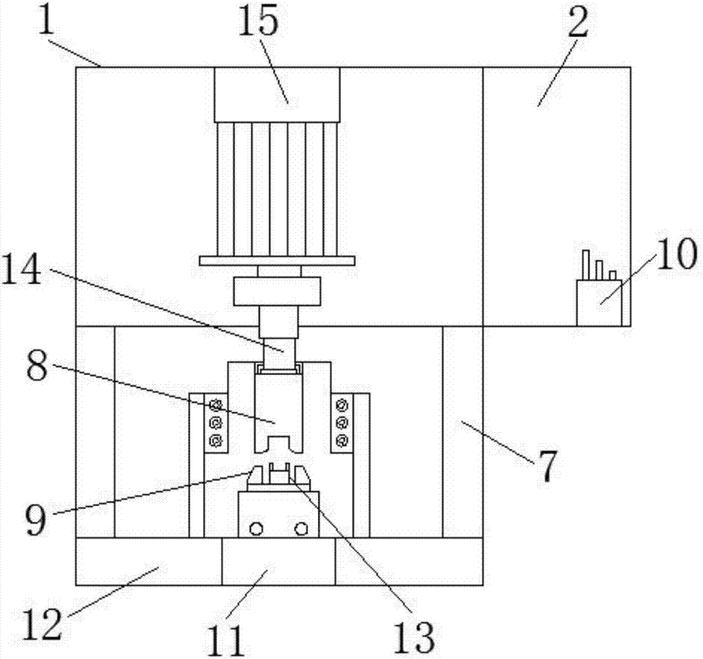 Terminal crimping machine with counter