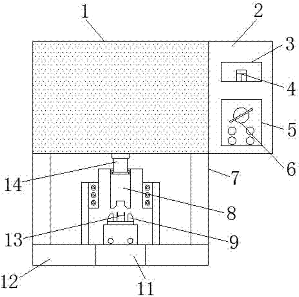 Terminal crimping machine with counter