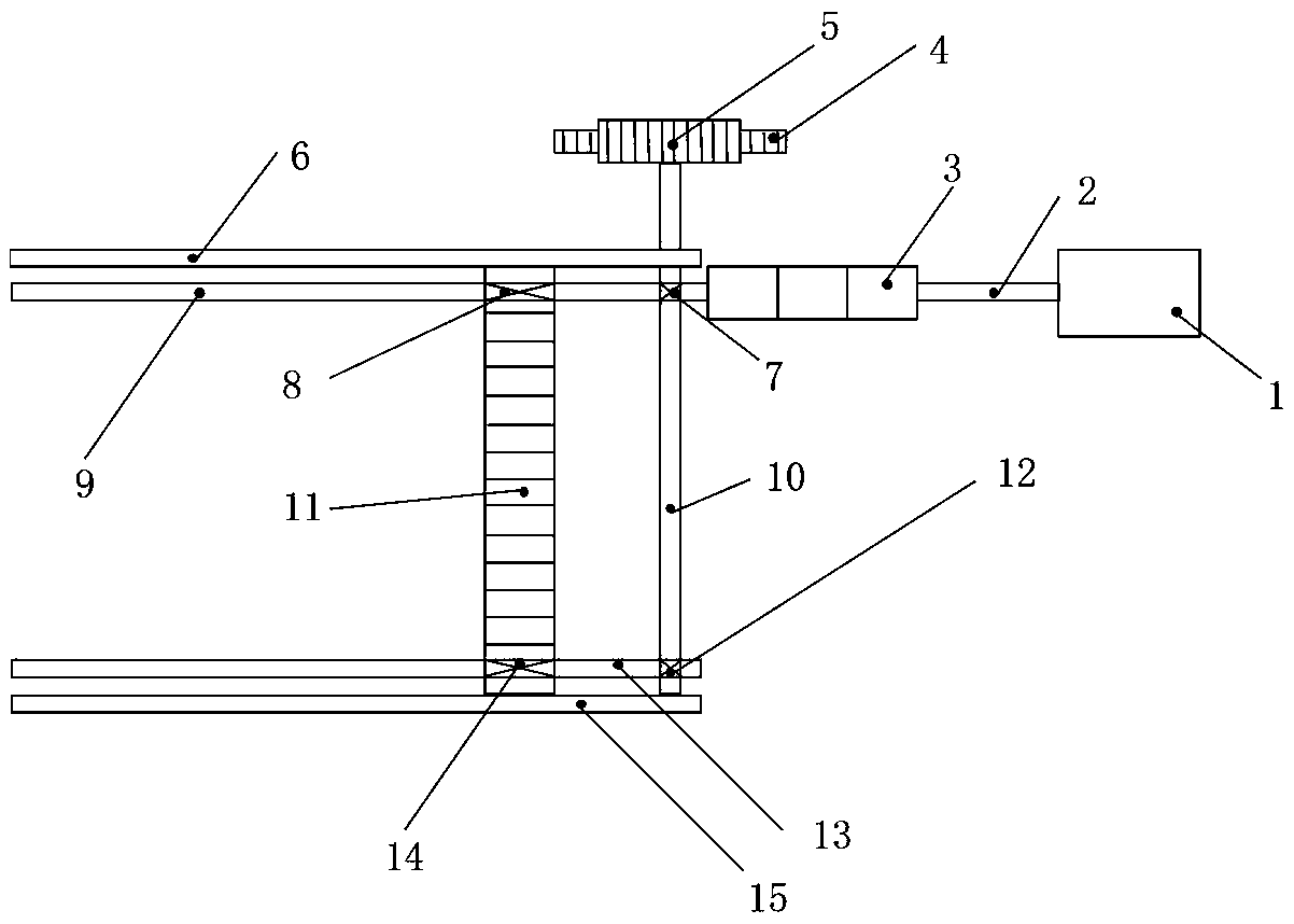 Driving device for rotary model water tunnel test