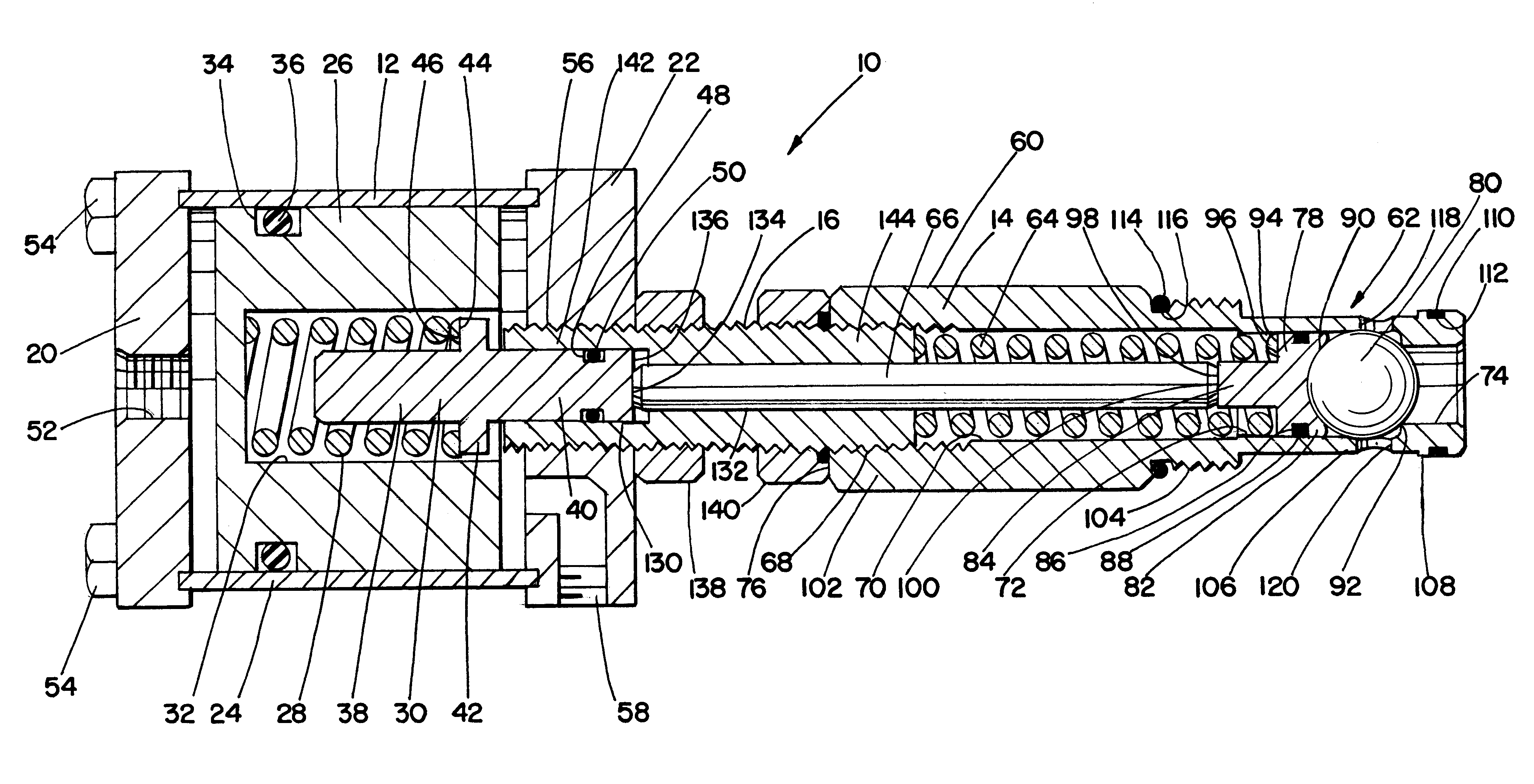 Remotely actuated multiple pressure direct acting relief valve