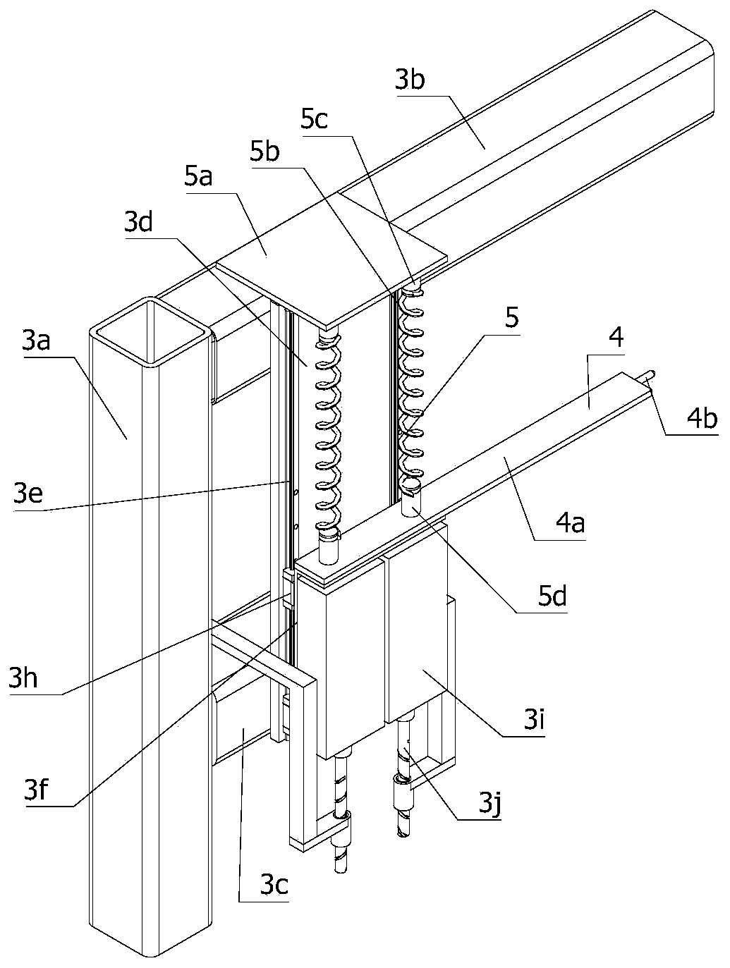 Work method of aluminum alloy tool bus duct machining equipment