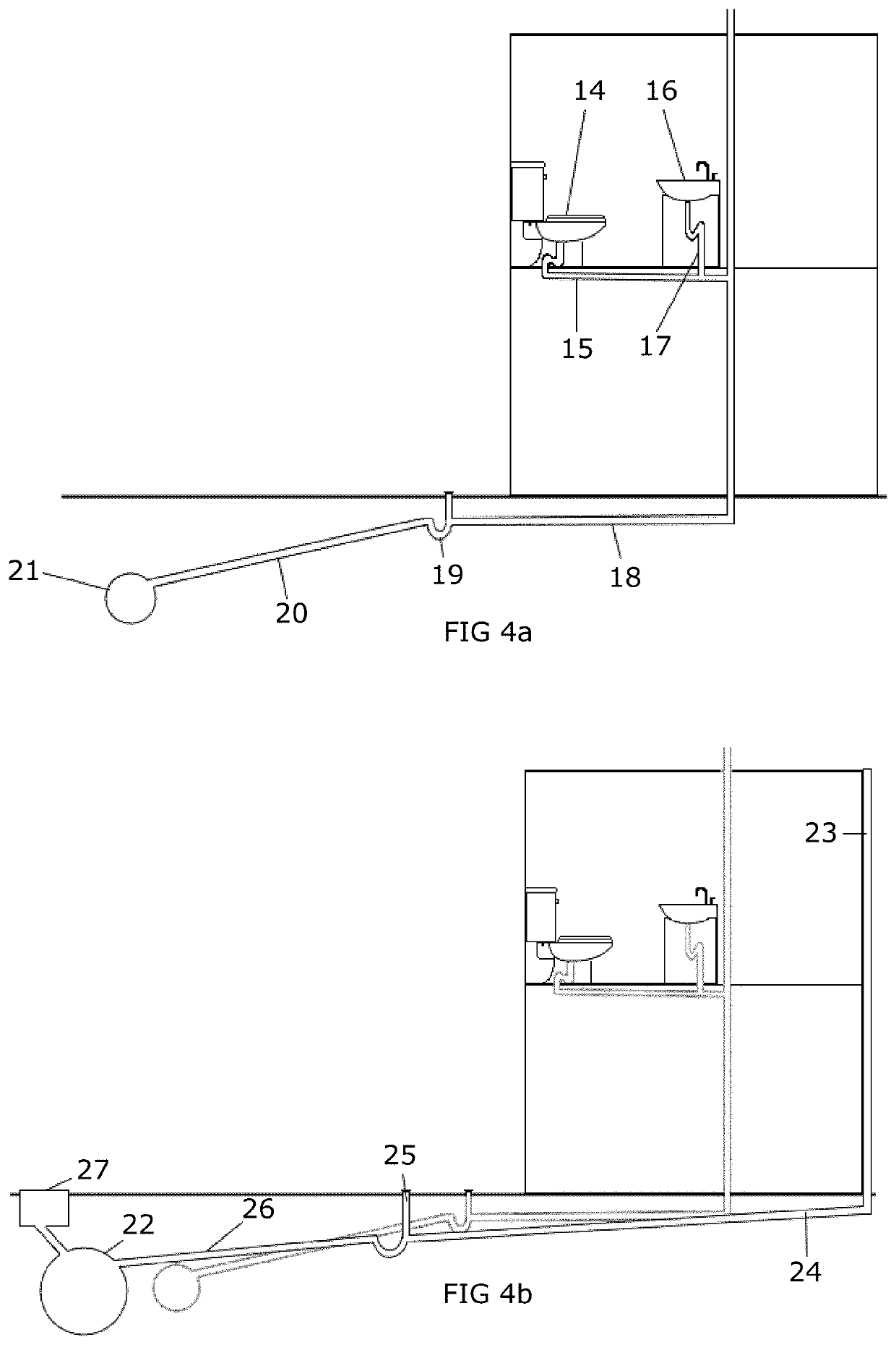 Method and apparatus for tracing sewer connections with RFID PIT tags