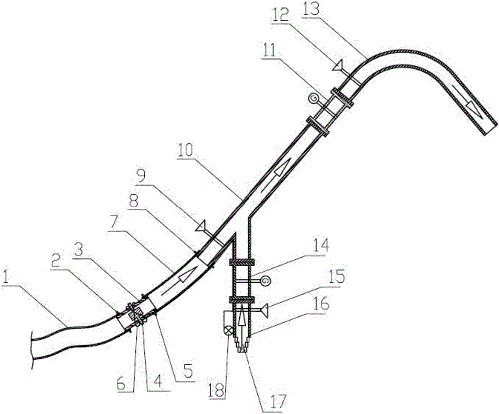 Three-way pipe for casting and use method thereof