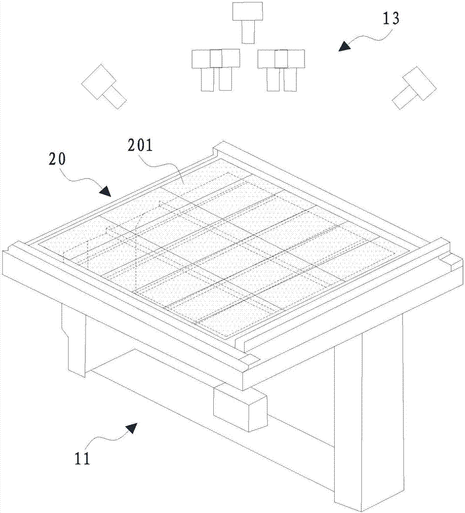 Display-panel detection method, device and system