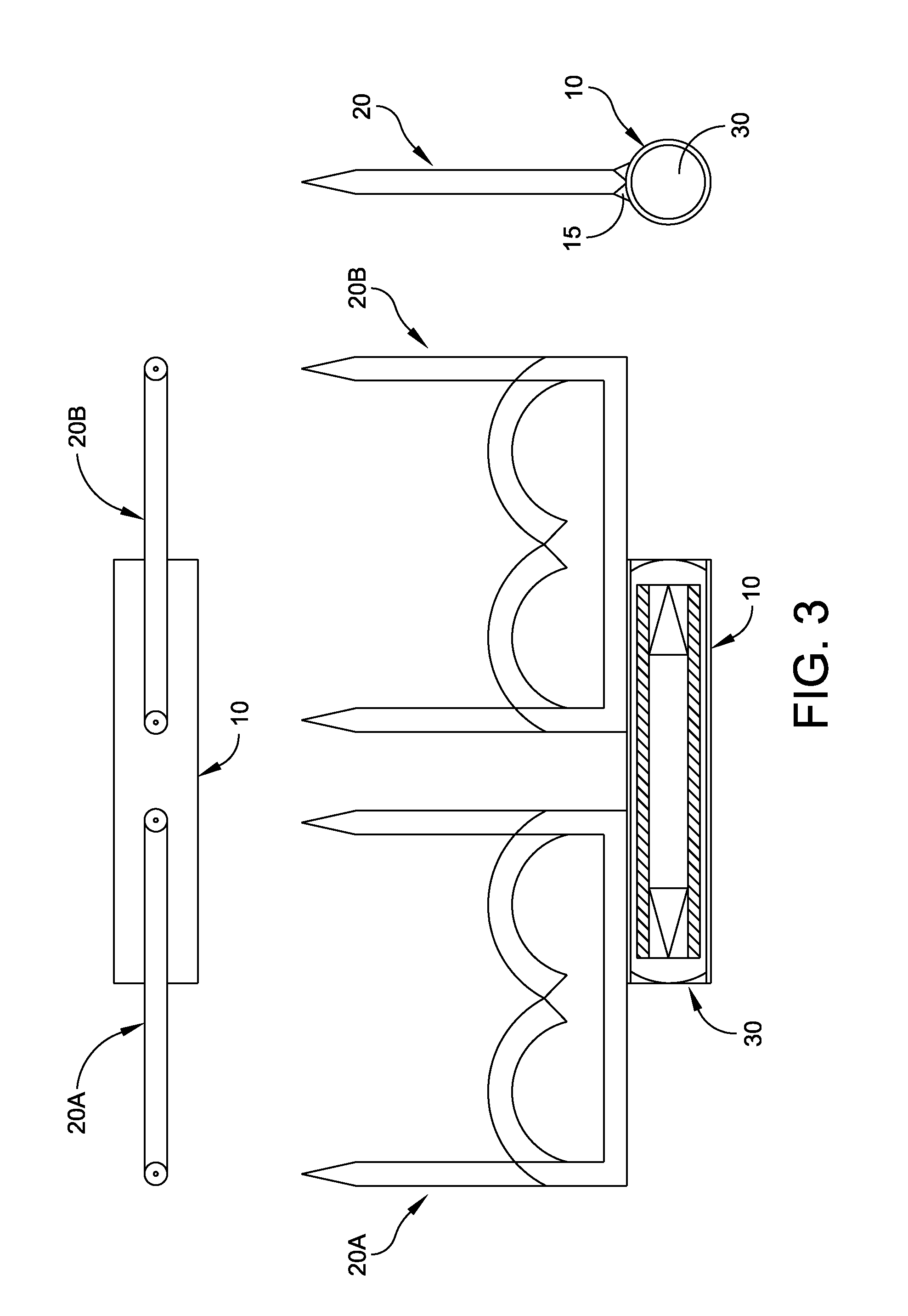 Radioactive therapeutic fastening instrument