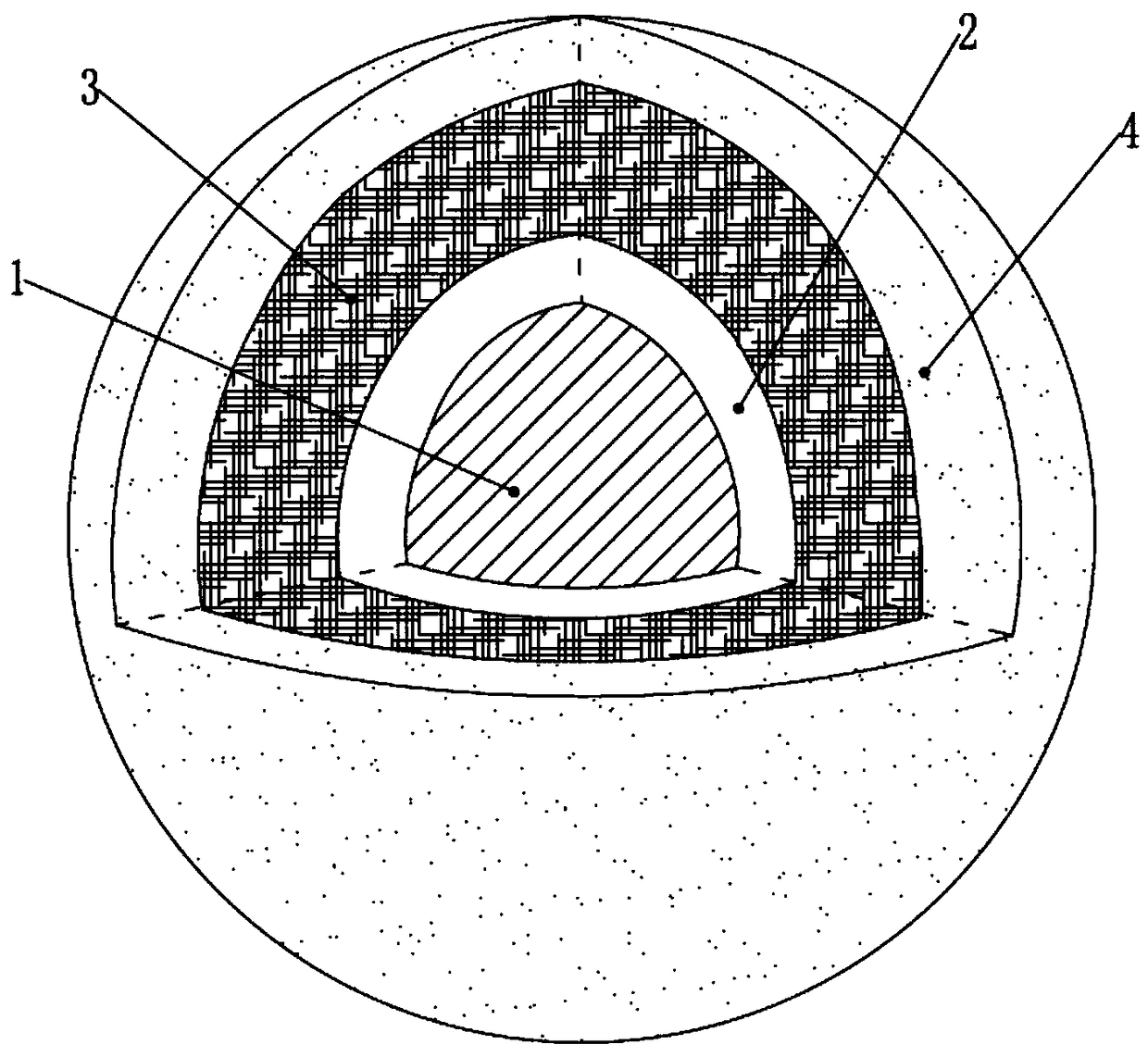 Ferrous glycine enteric-soluble sustained-release pellets with coated structures, and preparation method of ferrous glycine enteric-soluble sustained-release pellets