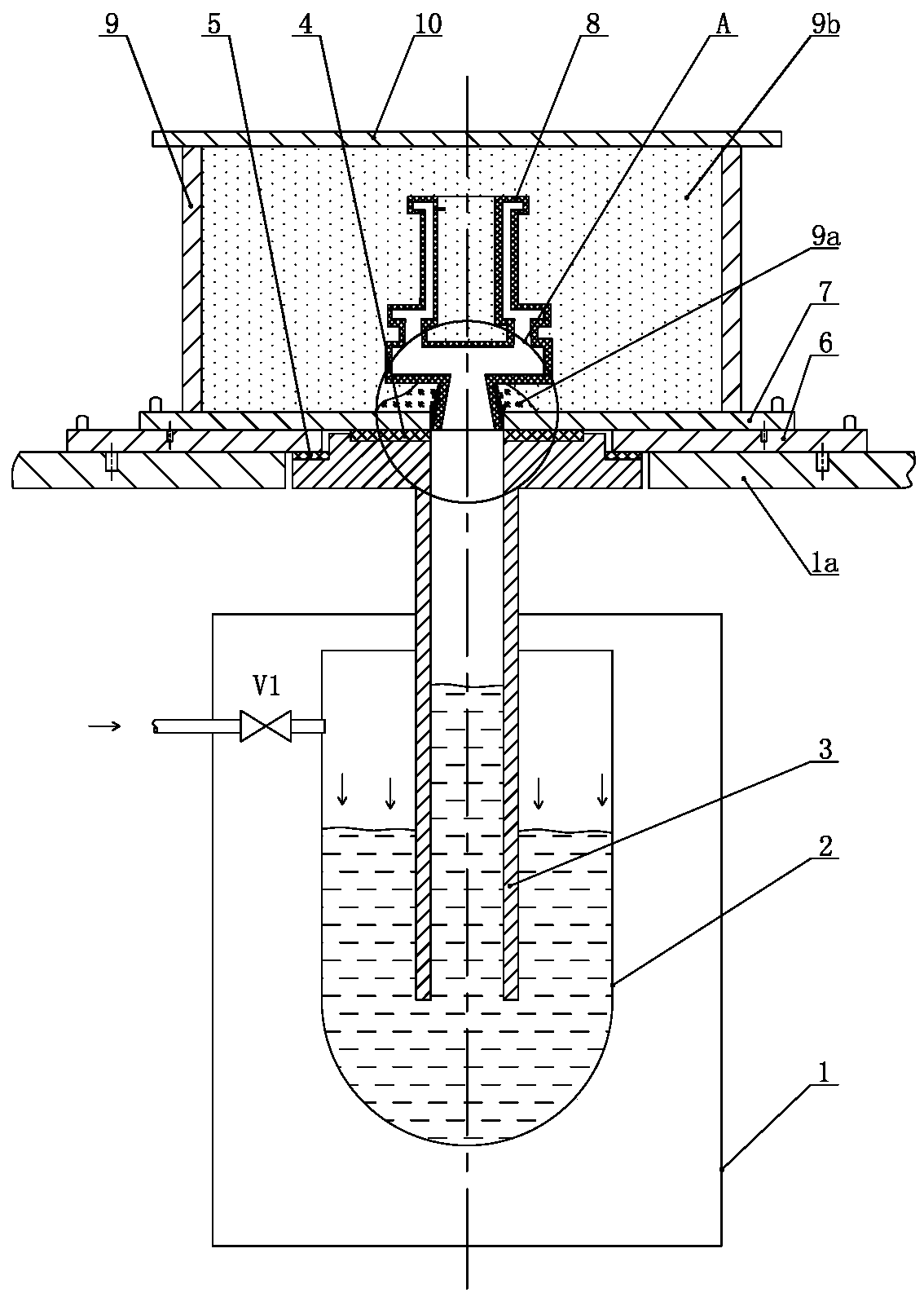 A low-pressure lost-wax precision casting system