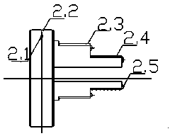 One-step method hot-bending bend device and process