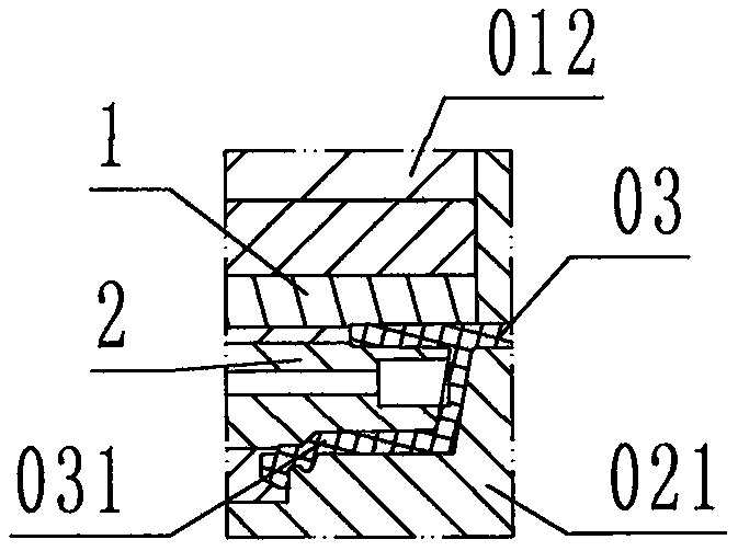 Step-by-step secondary core-pulling demolding device with transverse sliding block for injection mold