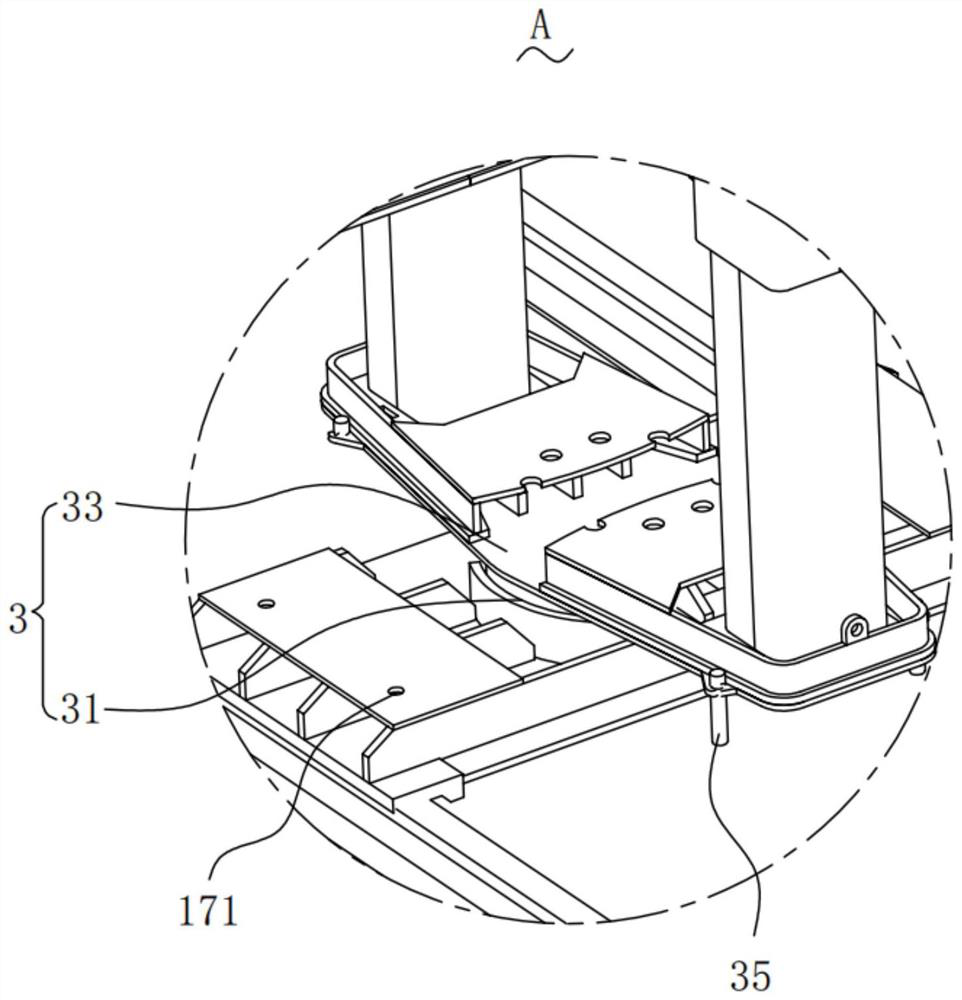 Rail ascending and descending device and highway-railway dual-purpose vehicle