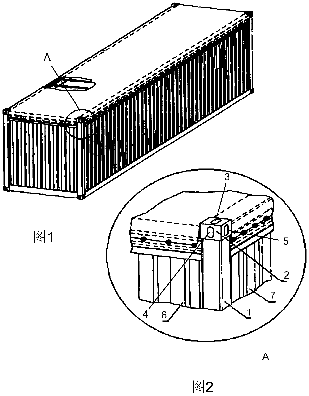 Safety protection system and safety protection method for preventing container truck from being hoisted