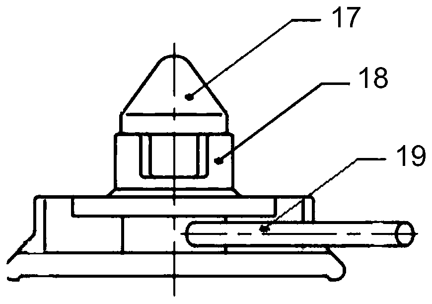 Safety protection system and safety protection method for preventing container truck from being hoisted