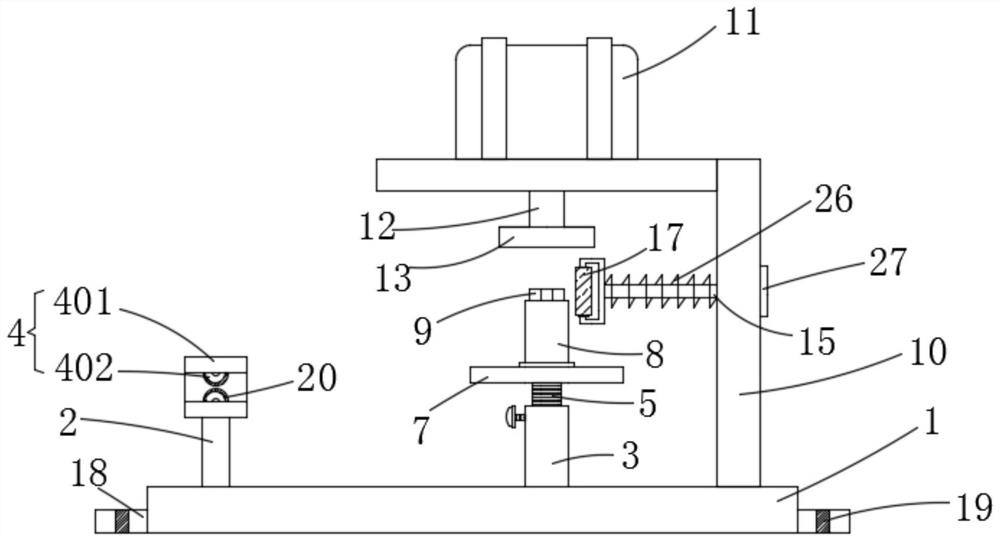 Winding mechanism of T2 ring-shaped winding machine